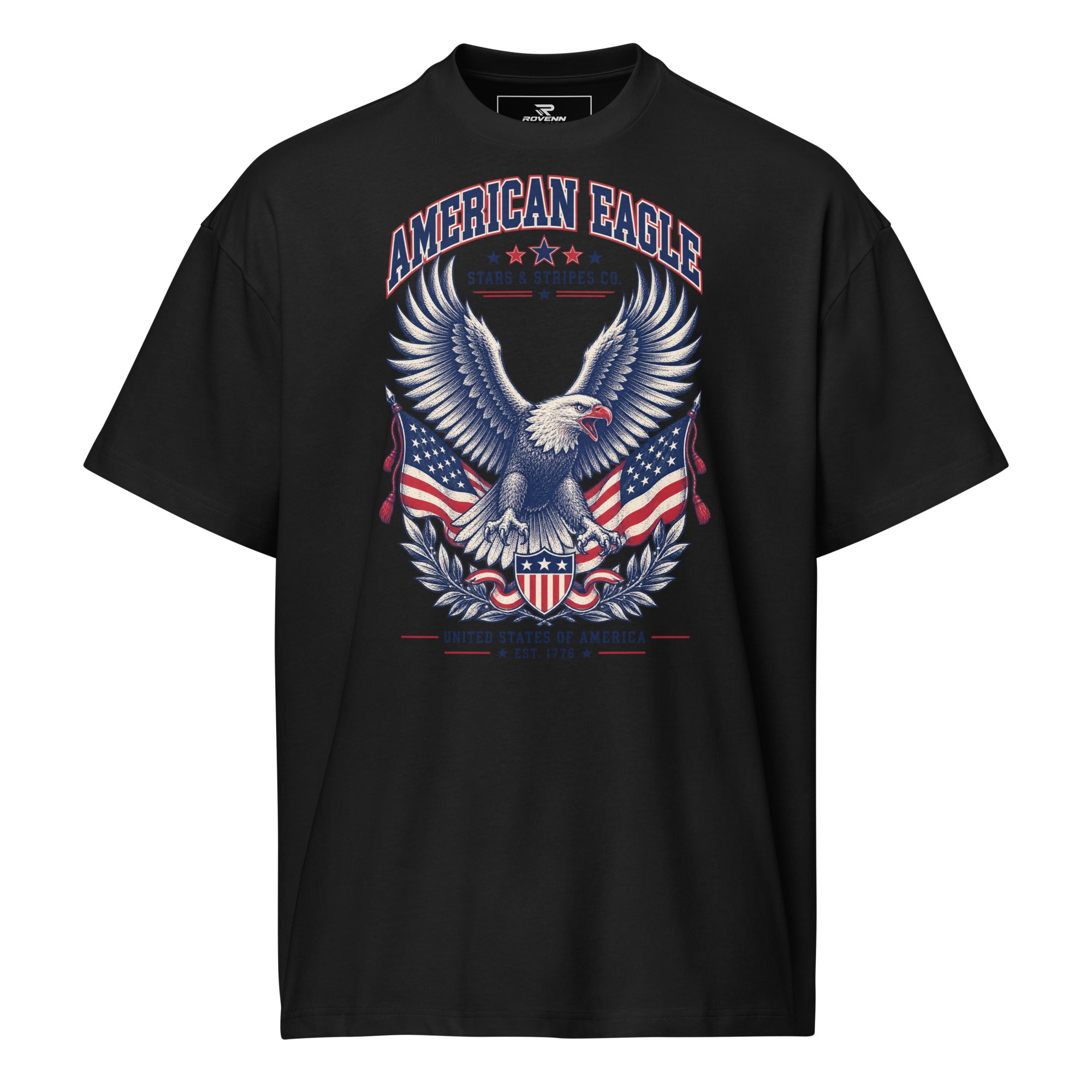 American Eagle Vintage Graphic Tee in Black – ROVENN Americana Streetwear